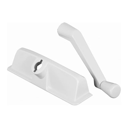 Prime-Line White, Diecast and Plastic, Operator Cover and Crank Handle, 11/32 in. Drive Spline (Single Pack) TH 24003